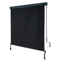 VERTIKALMARKISE Schwarz - Schwarz, Textil (140/250/8cm) - MCW