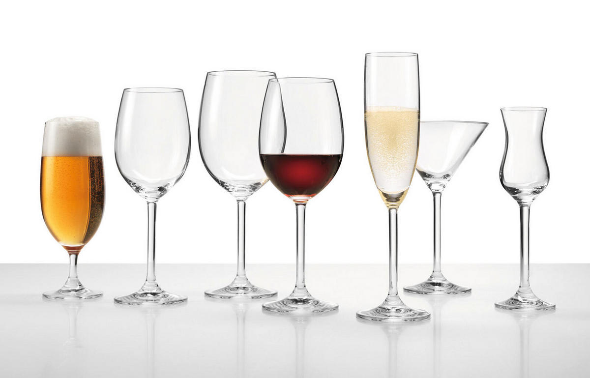 GRAPPAGLAS Daily transparent 100 ml 12er Set - Transparent, Glas (0.1L) - Leonardo Living