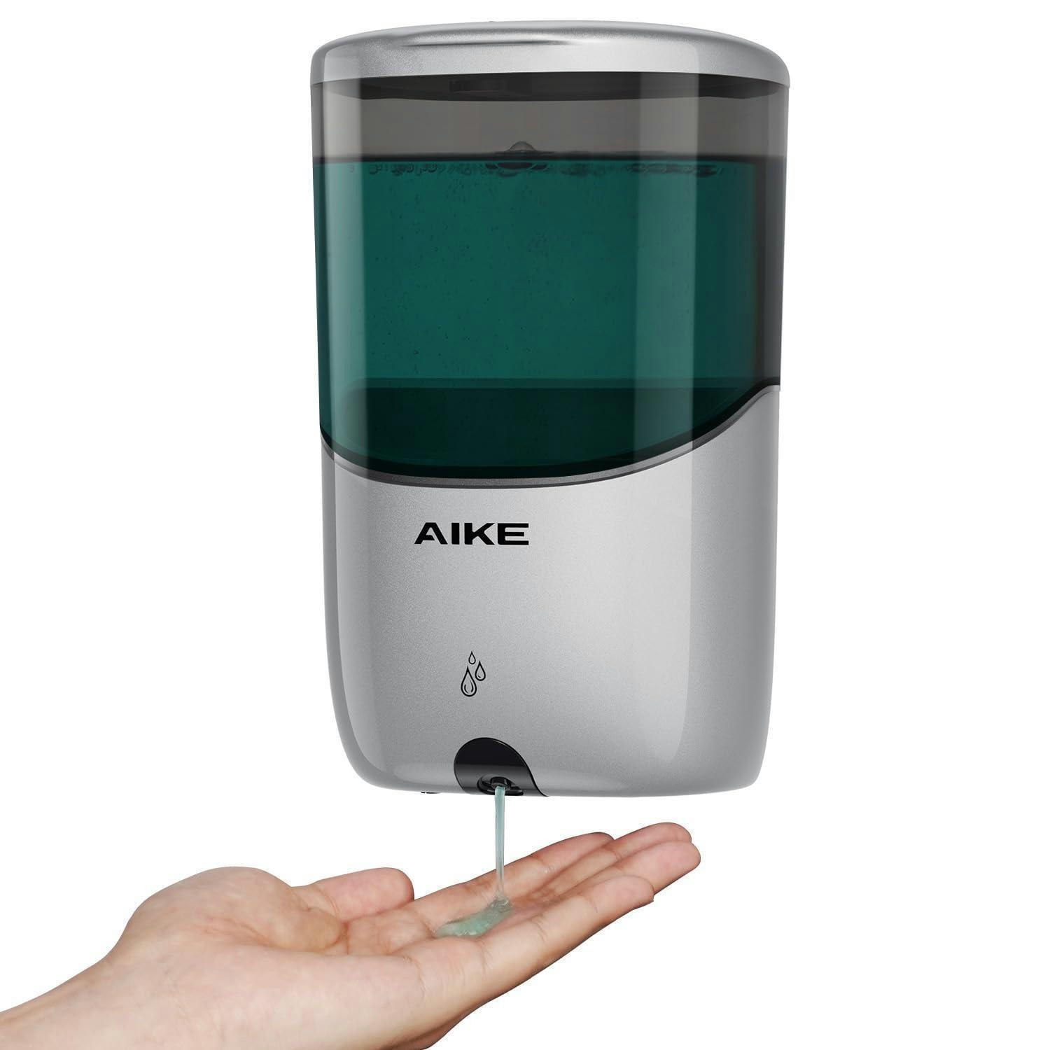 SEIFENSPENDER Automatisch Wandmontage 650 ml Silber - Silberfarben, Kunststoff (10.6/20/11.7cm)
