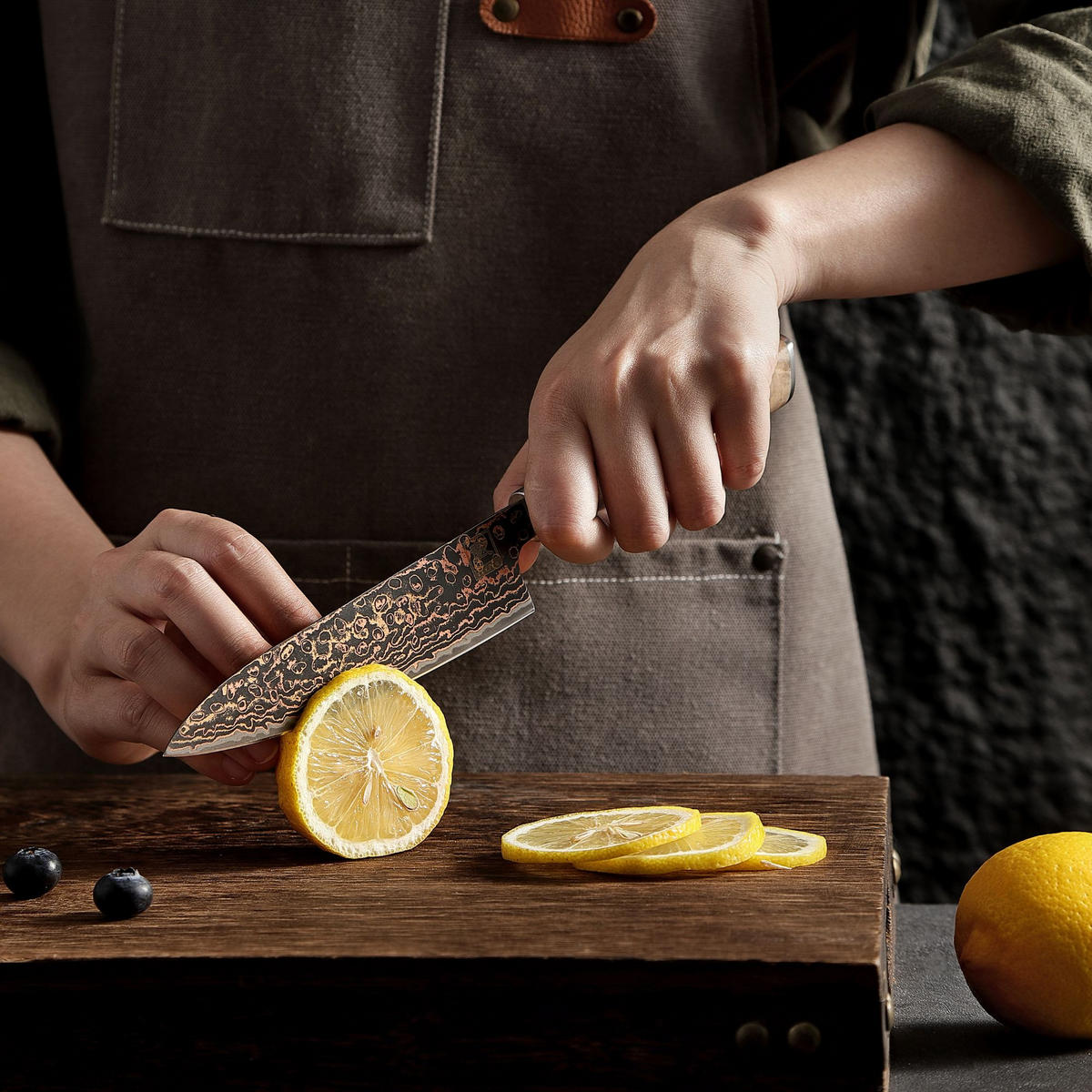 ALLZWECKMESSER 14 cm - Ahornfarben, Holz/Metall (26cm) - Zayiko