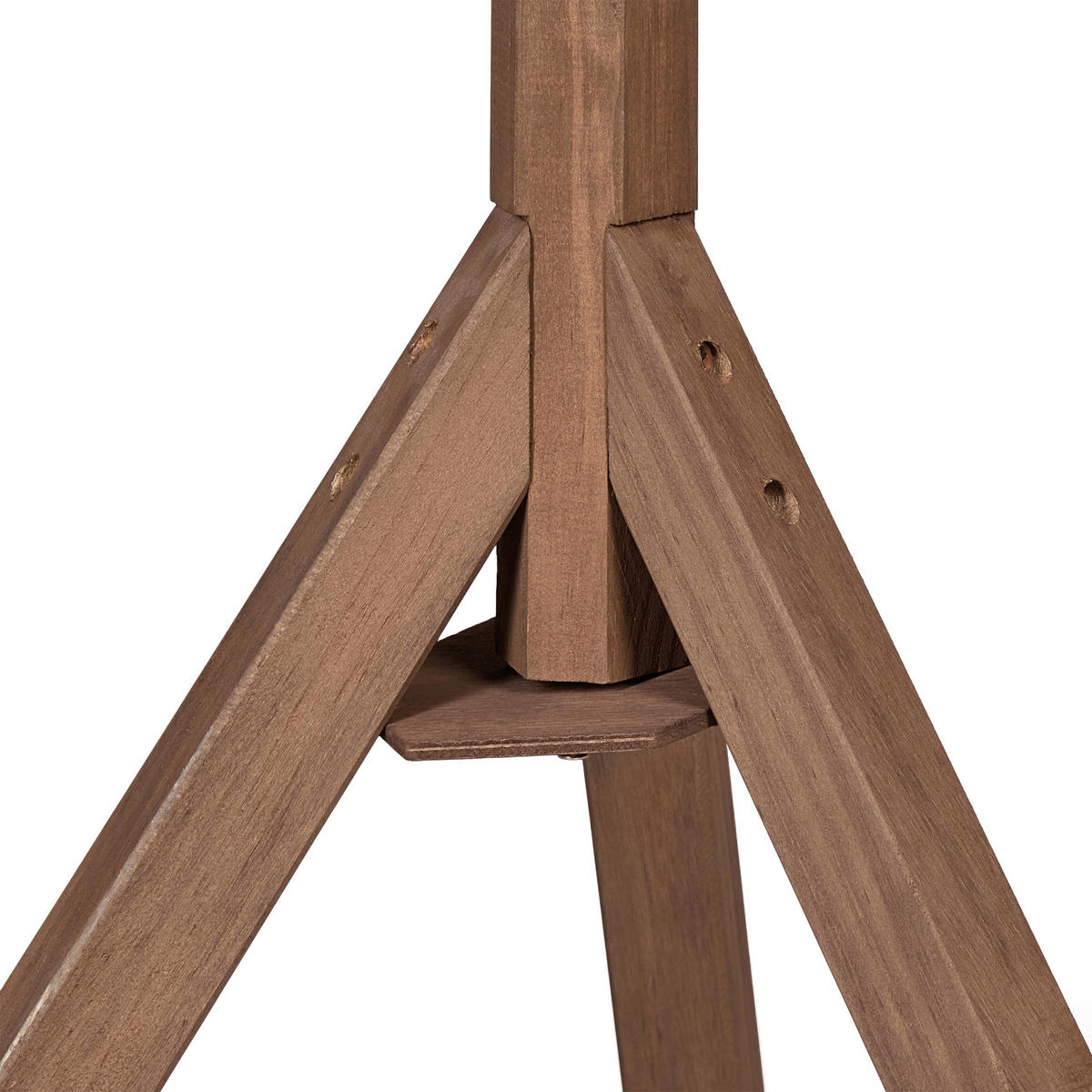 VOGELFUTTERHAUS - Braun, Holz (70/139/60cm) - Relaxdays