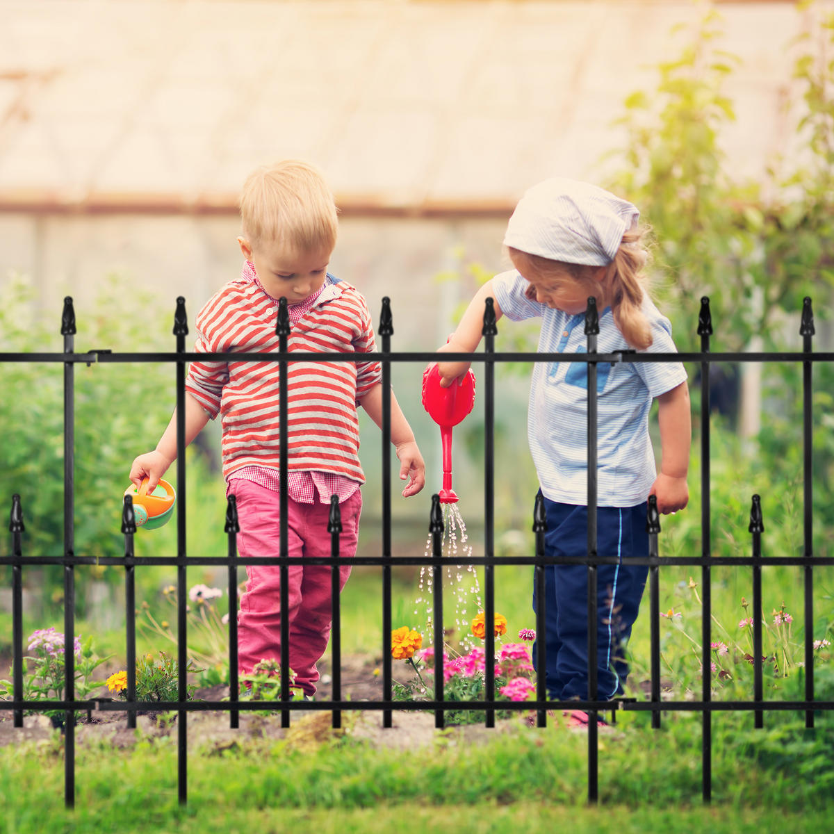 4xBEETZAUN - Schwarz, Metall (247/71/2.5cm) - Relaxdays