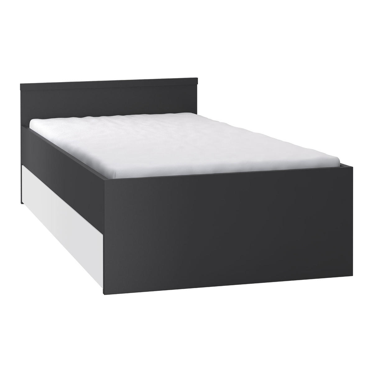 POSTEL 90/200 Černá - černá, kompozitní dřevo (90/200cm) - Petits-meubles