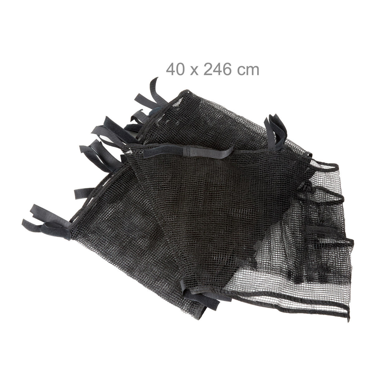 RÁMOVÁ síť - černá, plast (246/40/0.2cm) - Relaxdays