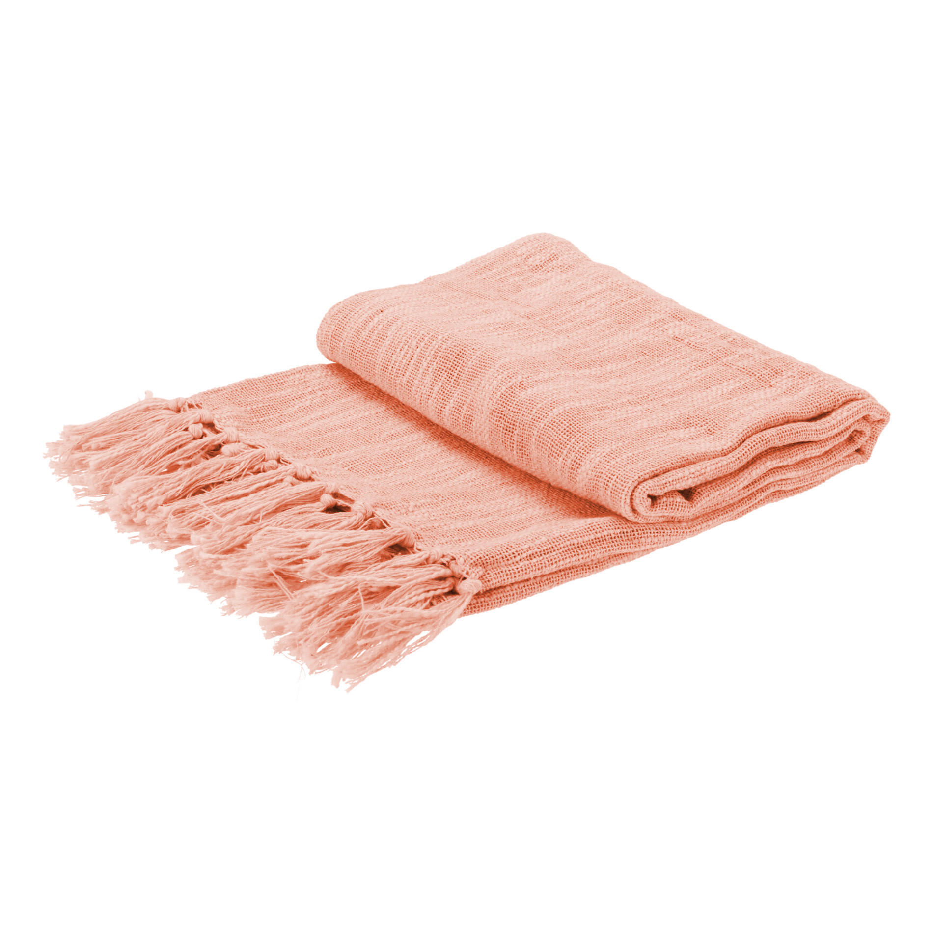 Mobili Rebecca Baumwolldecke Pink 130x170 cm