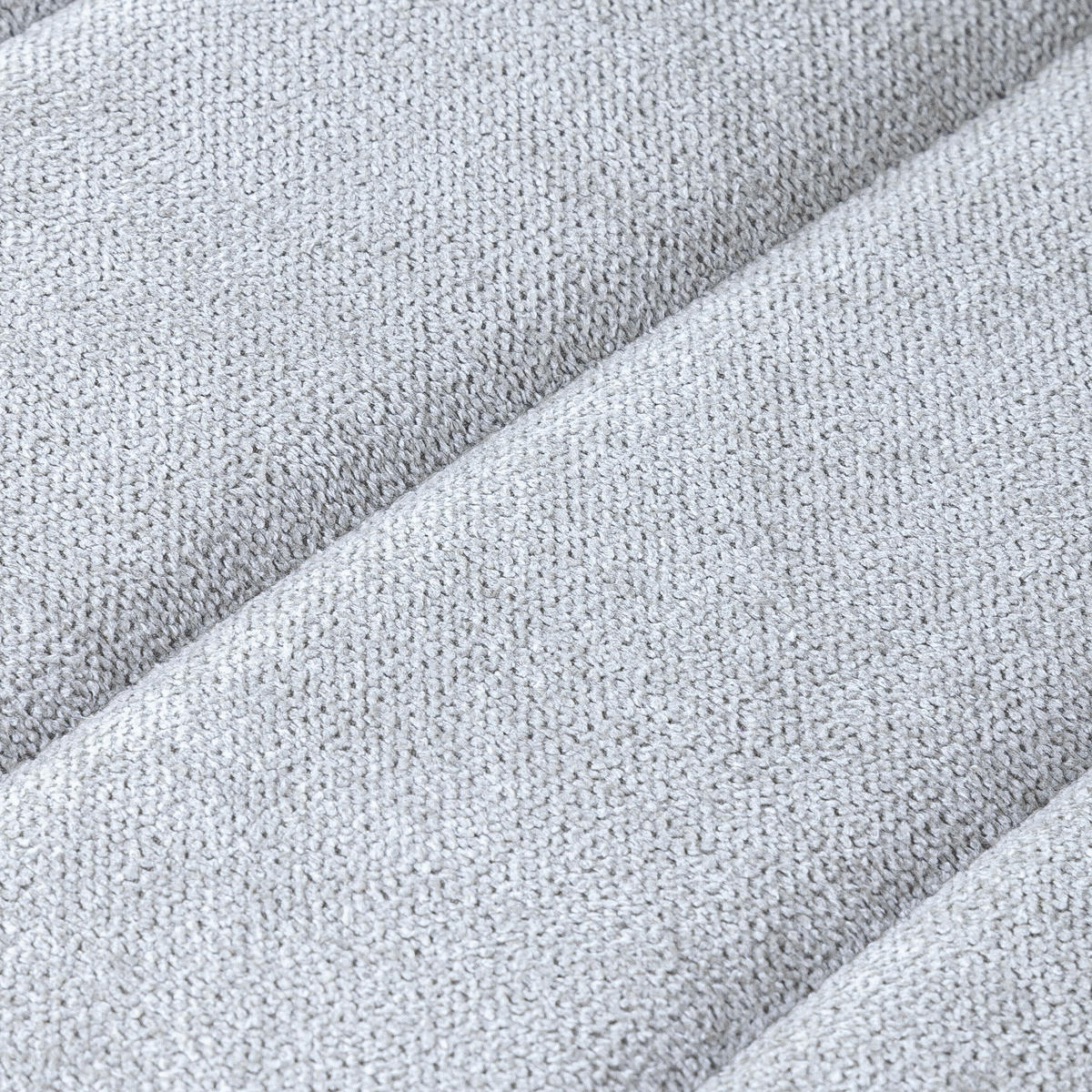 STUHL GARDA Stoffbezug Metallbeine 4er Set Grau - Grau, Textil/Metall (45/90/44cm) - Albatros
