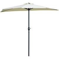 SONNENSCHIRM 260/135/230 cm DE-11421 Beige - Beige, Metall (135/260cm) - ComfortXL