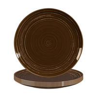FRÜHSTÜCKSTELLER Terra Erdbraun ø 22,5 cm 6er Set - Braun, Keramik (22.5cm) - Seltmann Weiden