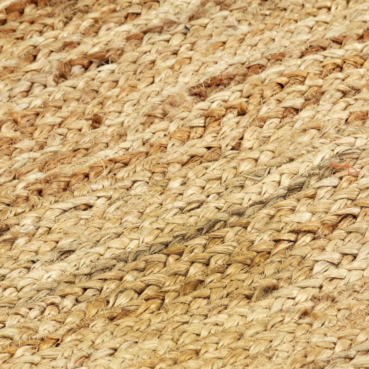HANDWEBTEPPICH Rechteckig 200/300 cm aus Geflochtene Jute Natur - Naturfarben, Textil (200/300cm) - vidaXL