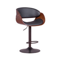 HOCKER Holz Schwarz - Schwarz, Holz (58/92/51cm) - Nest Dream