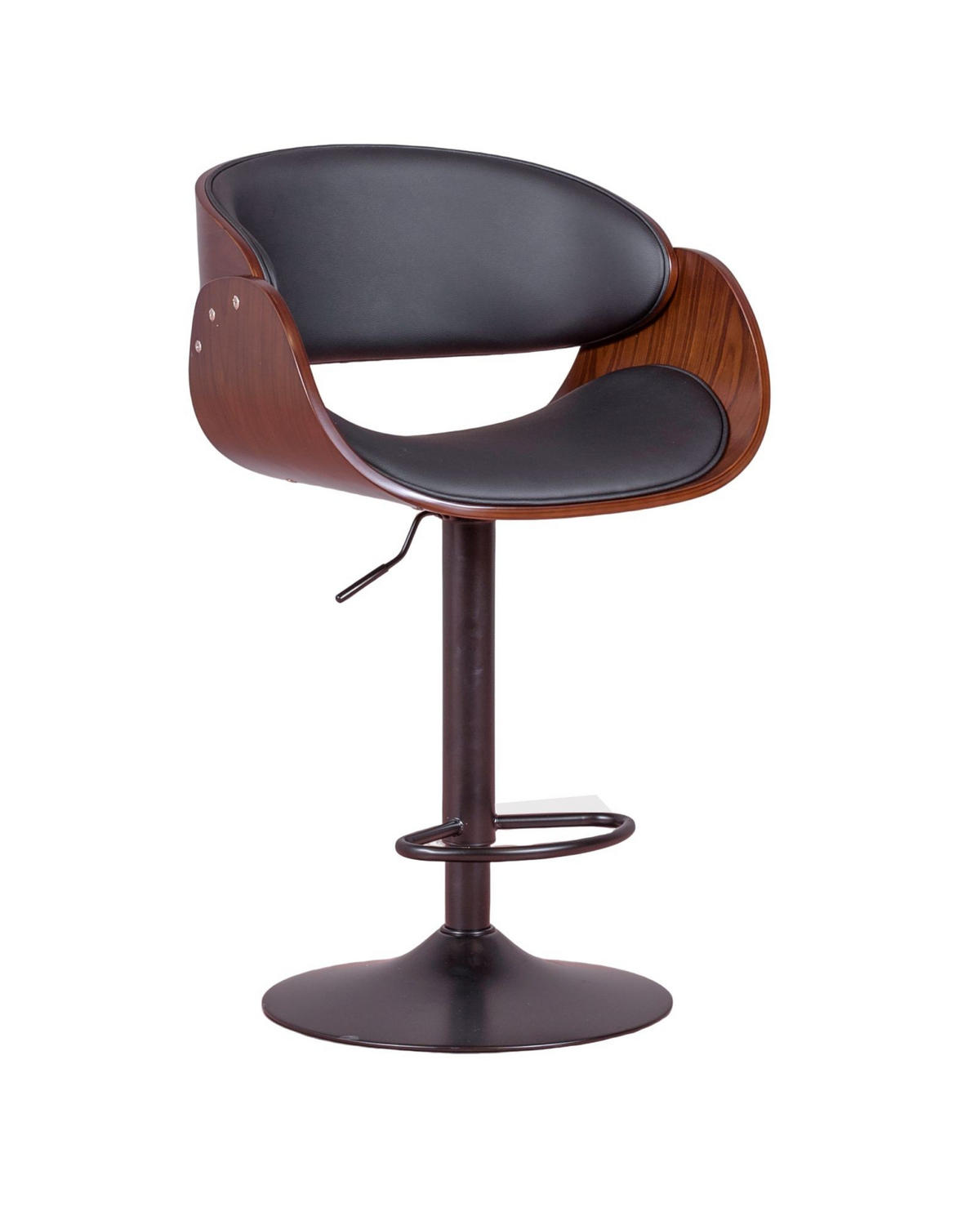 HOCKER Holz Schwarz - Schwarz, Holz (58/92/51cm) - Nest Dream