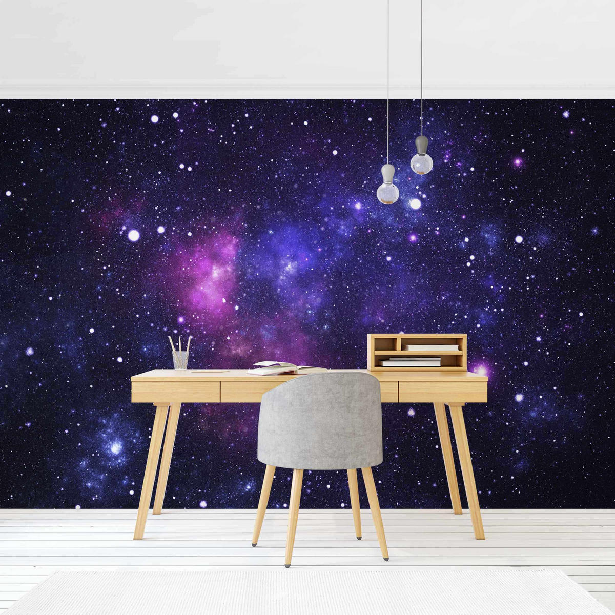 FOTOTAPETE Galaxie 432/290 cm - Multicolor, Papier (432/290cm) - Bilderwelten
