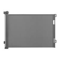 TÜRSCHUTZGITTER - Grau, Kunststoff/Metall (300/1cm) - Relaxdays