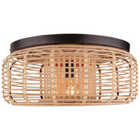 DECKENLEUCHTE Crosstown 97181/06 - Schwarz, Holz (45/45/19.5cm) - Brilliant