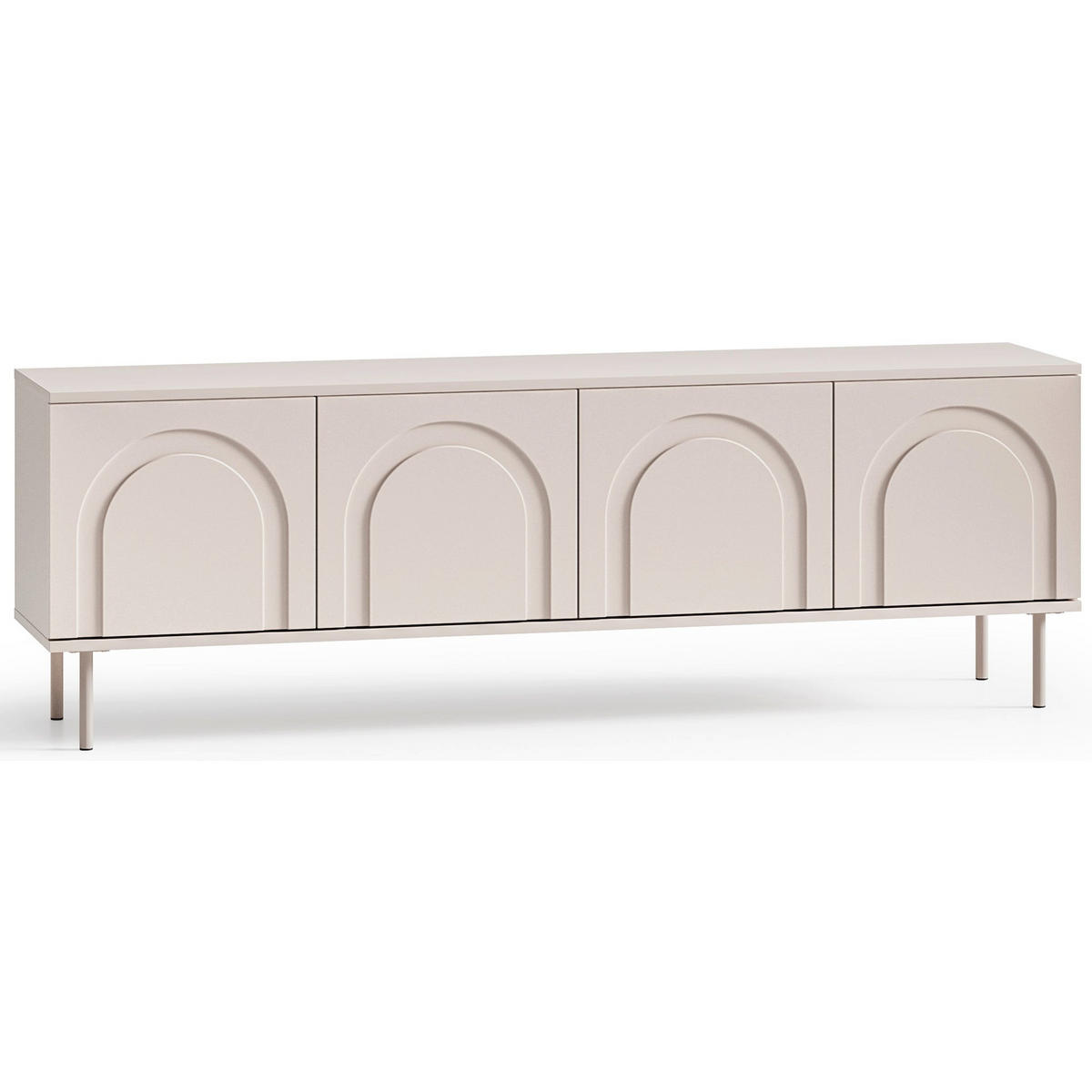 TV-LOWBOARD Orvella Taupe 159,7 cm - Taupe, Holzwerkstoff (159.7/53/34cm) - Homebook