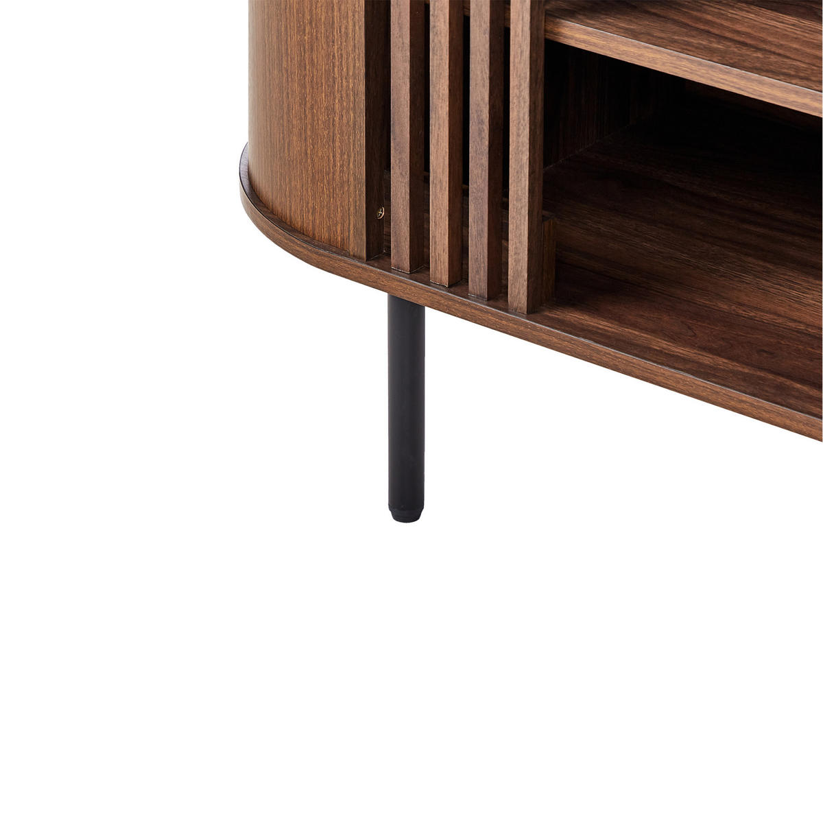 SIDEBOARD Dunkelbraun Taroon - Dunkelbraun, Holzwerkstoff (120/80/40cm) - Beliani
