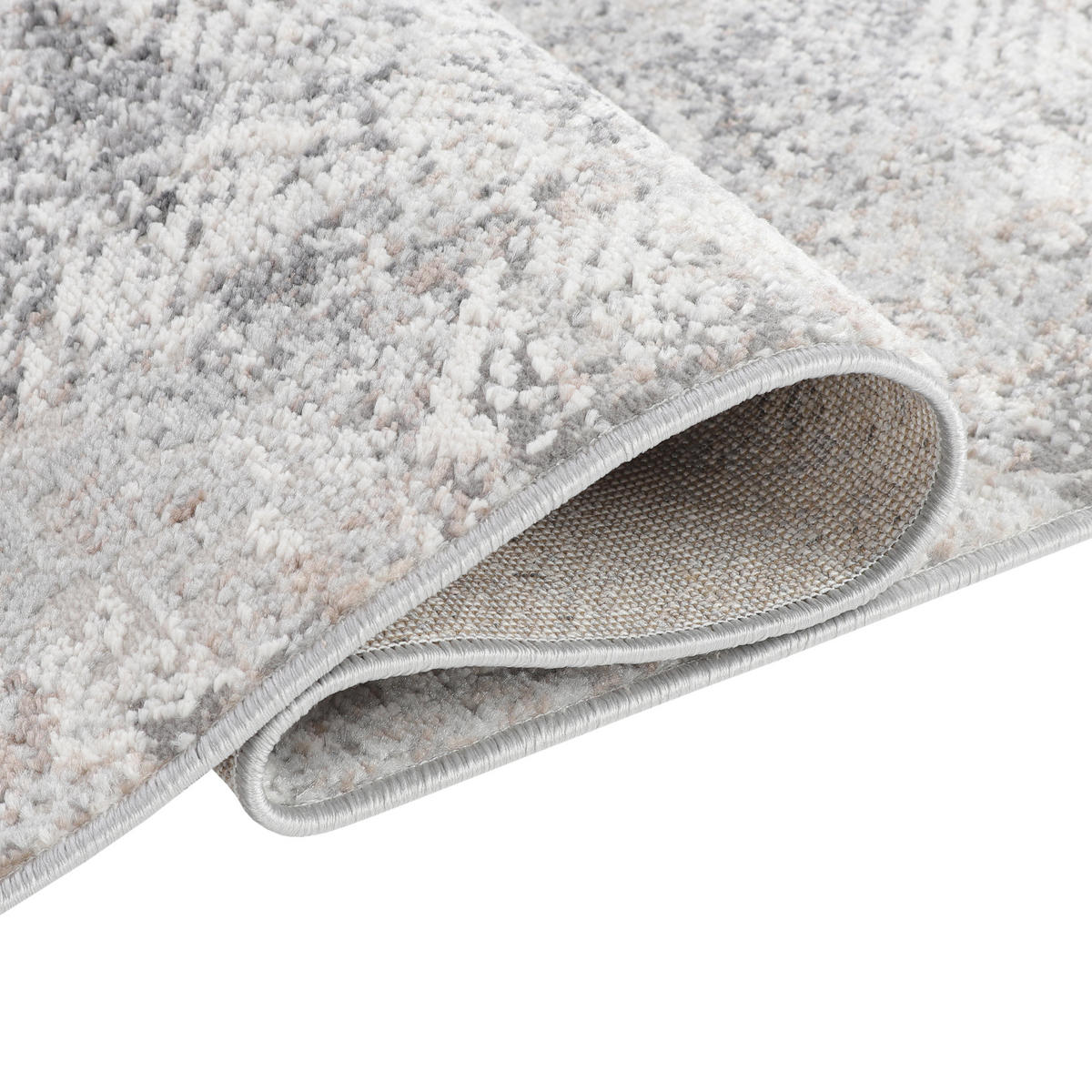 TEPPICHLÄUFER VALLEY hellgrau vintage 100/300 cm - Hellgrau, Textil (100/300cm) - Tapiso