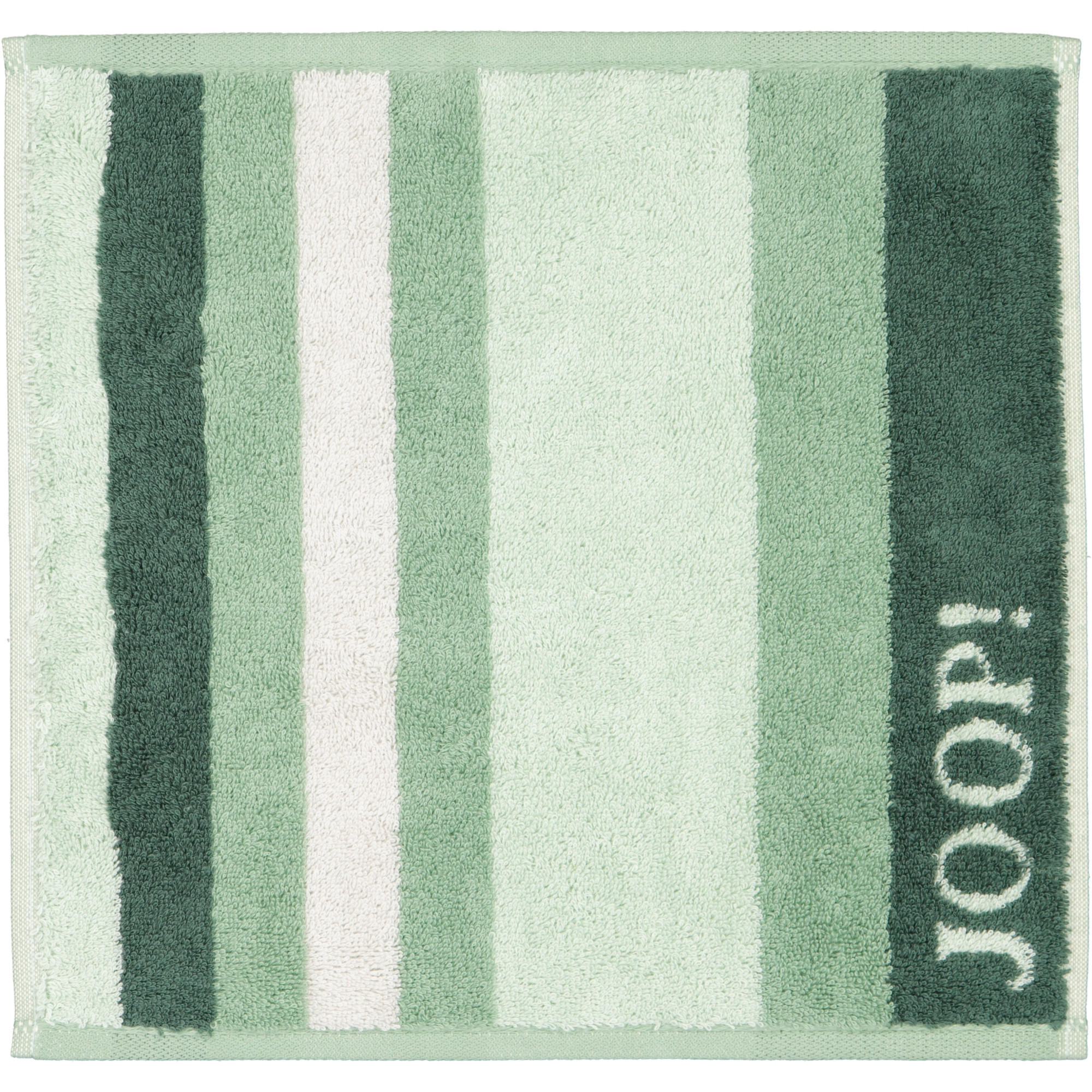 SEIFTUCH VIBE STREIFEN 1698 SALBEI - 44 - Grün, Textil (30/30cm) - Joop!