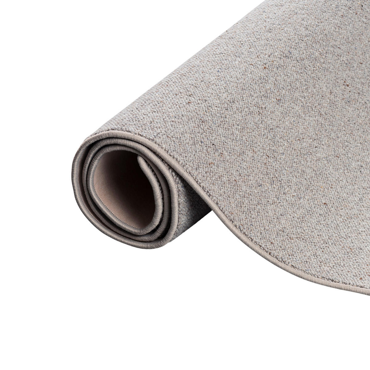 NATUR TEPPICH WOLLE BERBER - Grau, Textil (100/400cm) - Snapstyle