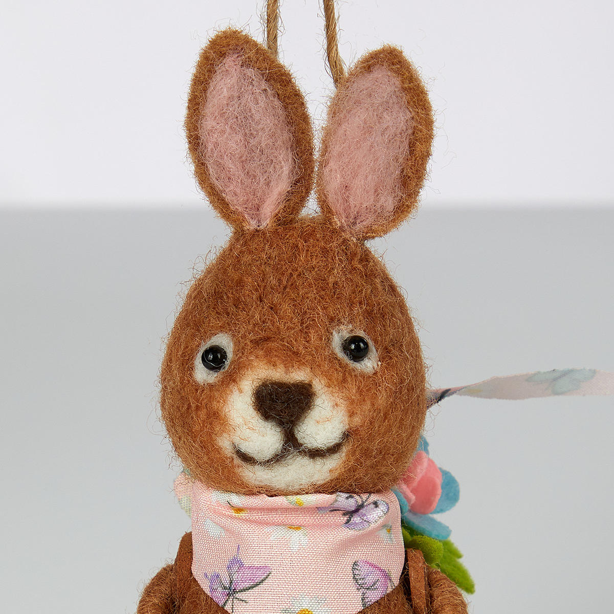 ANHÄNGER FUNKY FRIENDS Häschen Rucksack - Braun, Textil (5/15/7cm) - Butlers