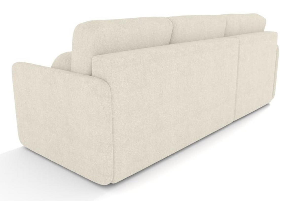 ECKSOFA Ecru BLUMEN Boucle Rechts - Ecru, Textil (212/142cm) - Sepro Meble
