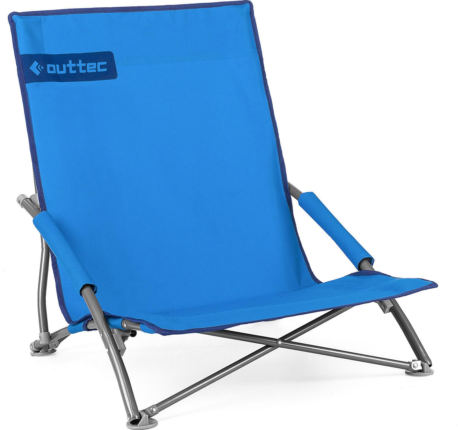 GARTEN-RELAXSESSEL bis 125 kg - Blau, Textil (50.5/57.5/92cm) - Outtec
