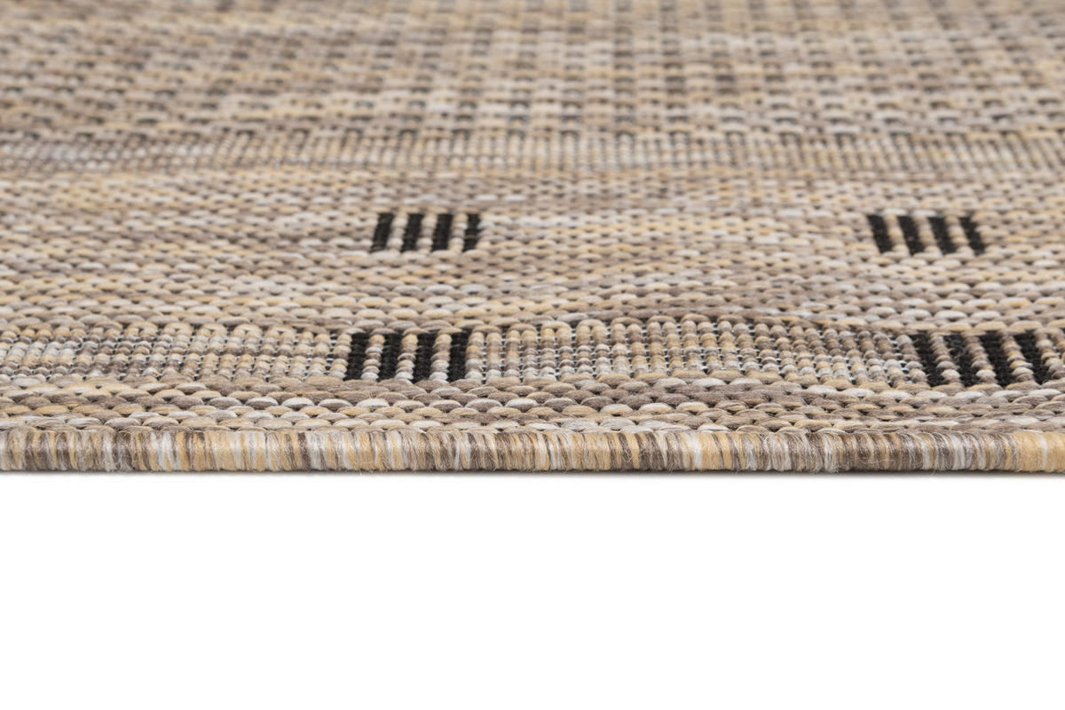 LÄUFER MELISSA Braun Modern Geometrisch 80/1200 cm - Braun, Textil (80/1200cm) - Tapiso