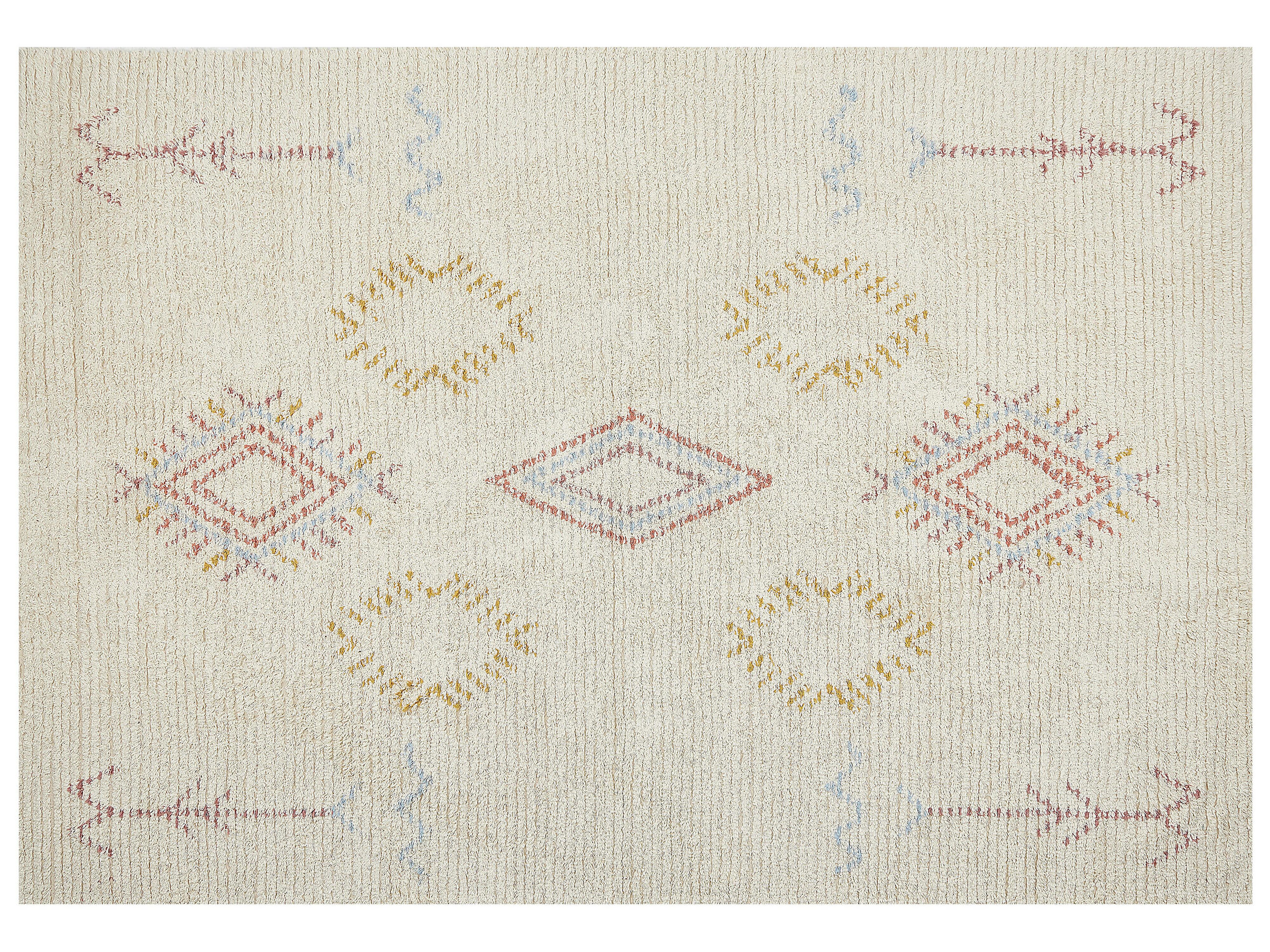 KURZFLOR-TEPPICH Bettiah 230/160 cm - Beige, Textil (160/230cm) - Beliani