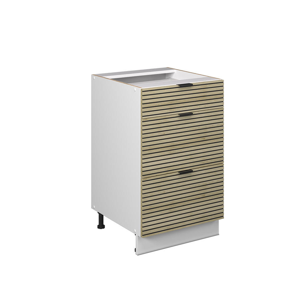 K&Ouml;KSUNDERSK&Aring;P Fame-Line Ekpanel 50 cm utan b&auml;nkskiva Ekf&auml;rgad, Vit 82/50/51.6 cm