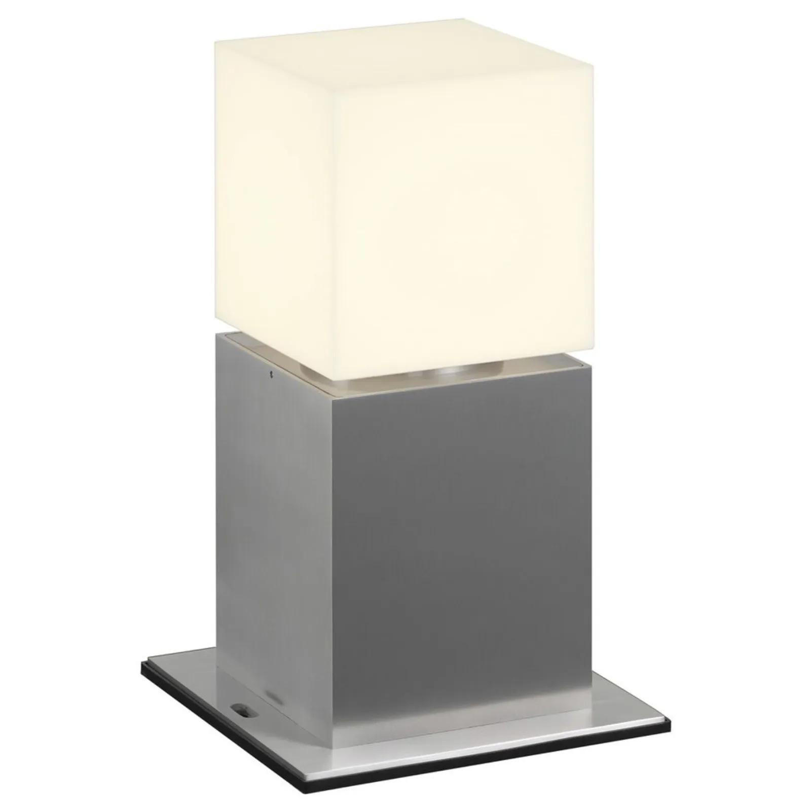 WEGELEUCHTE Square Aluminium-gebürstet - Alufarben, Metall (13/13/30cm) - SLV