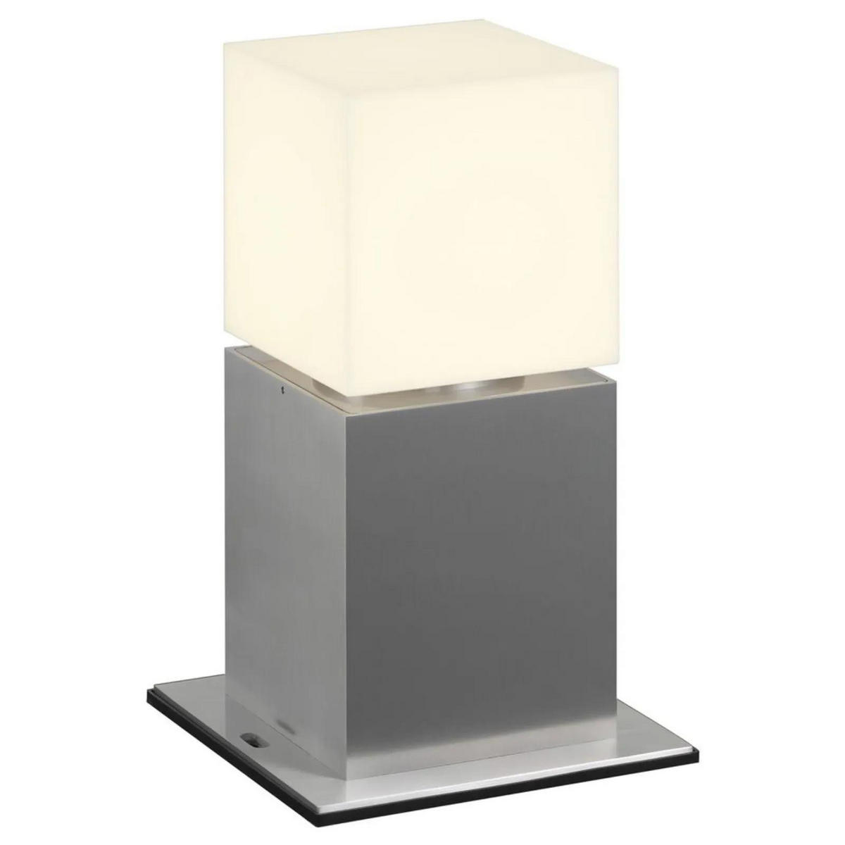 WEGELEUCHTE Square Aluminium-gebürstet - Alufarben, Metall (13/13/30cm) - SLV