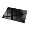 TISCHPLATTE 100x70 cm Glatte Schwarze Oberfläche - Schwarz Hochglanz/Schwarz, Glas (100/70/0.4cm) - TULUP