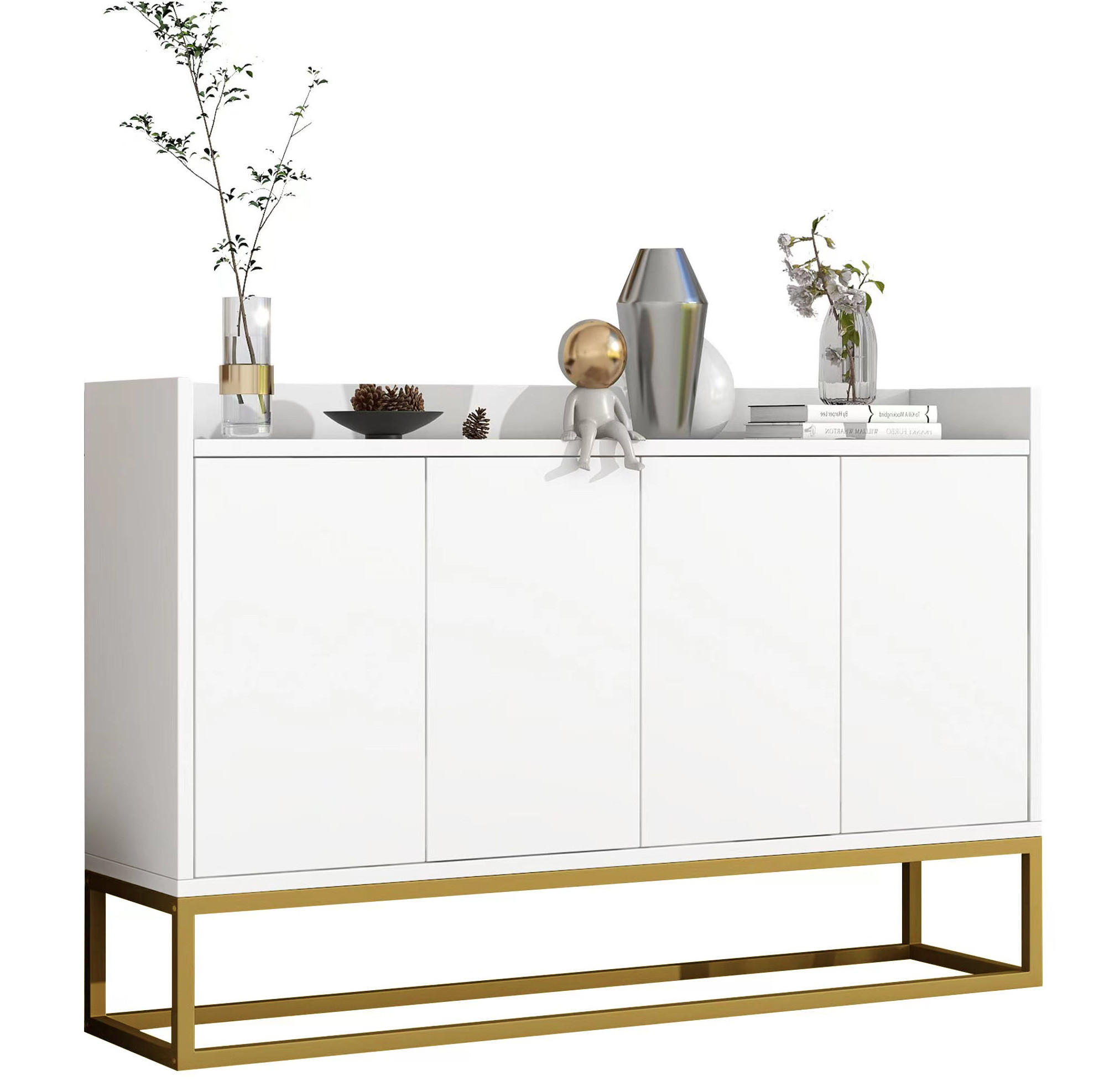 Ivmeu Sideboard Weiß 120x80x30 cm
