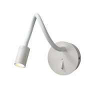 WANDLEUCHTE Aski, Weiß, 34cm - Weiß, Metall (9/9/34cm) - KOSILUM