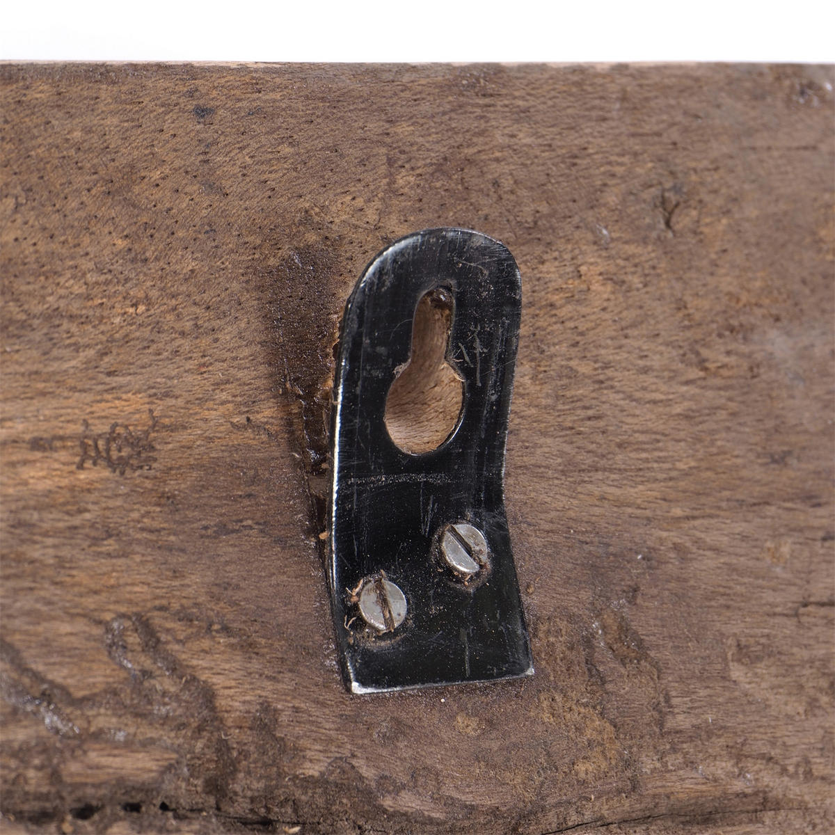 WANDGARDEROBE CASA 90 Recyclingholz naturfarben - Naturfarben, Holz (90/9/8cm) - DESIGN DELIGHTS