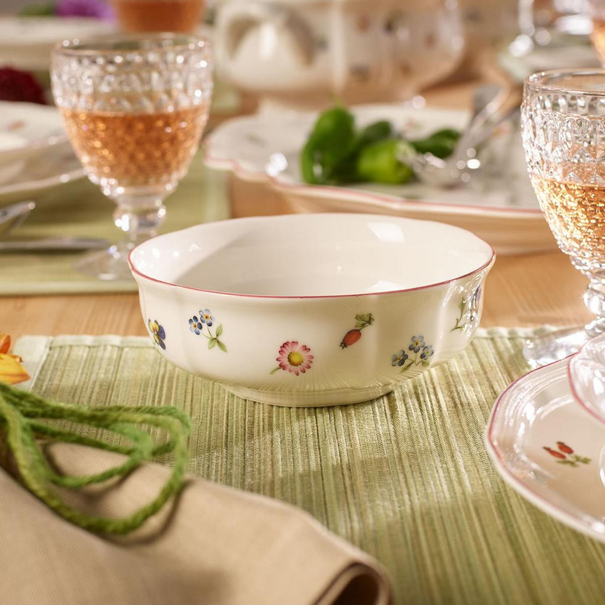 DESSERTSCHALEN Petite Fleur weiß ø 14,8 cm 6er Set - Weiß, Keramik (14.8cm) - Villeroy & Boch