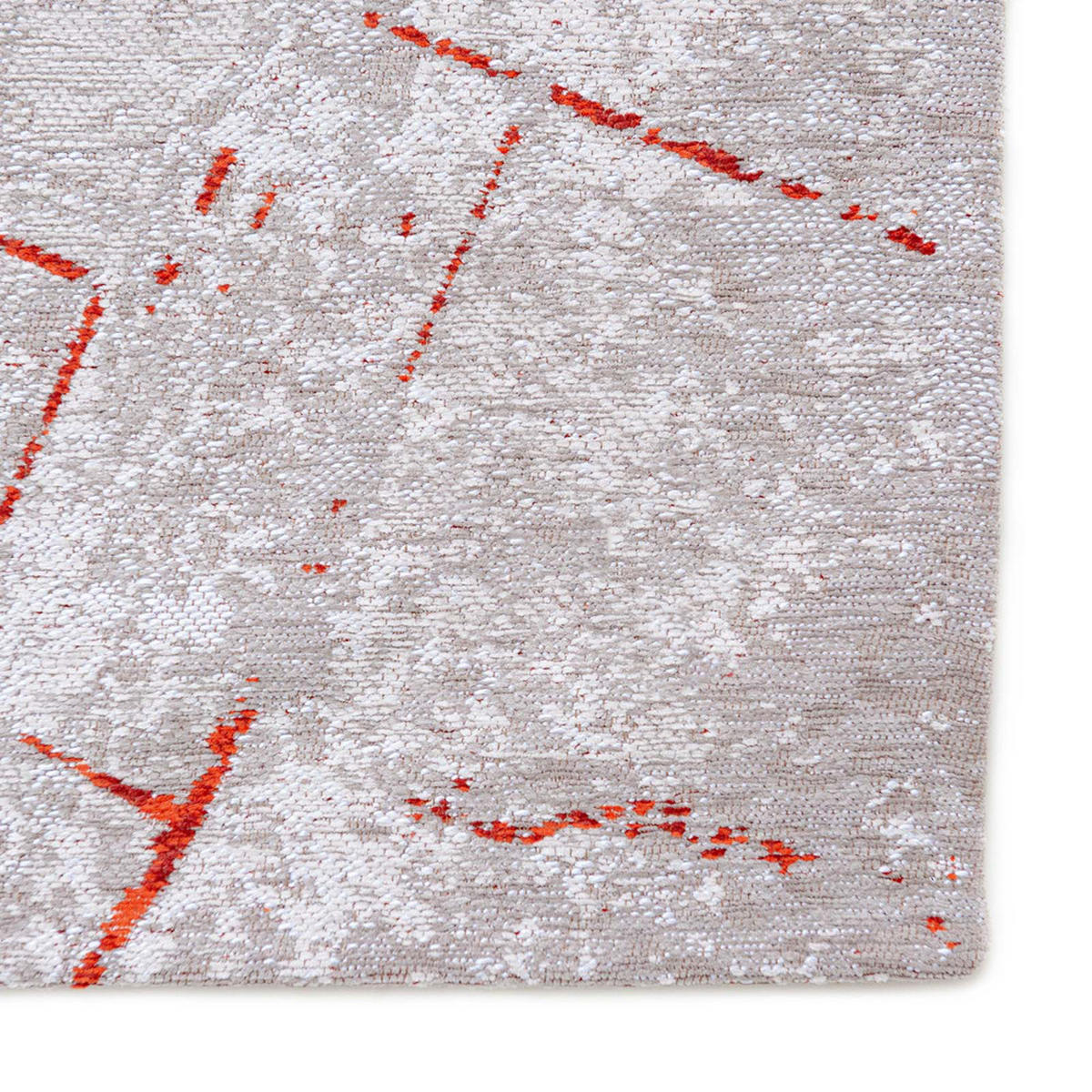 TEPPICH Orange Cut Cities 100/140 cm - Rot, Textil (100/140cm) - Louis De Poortere