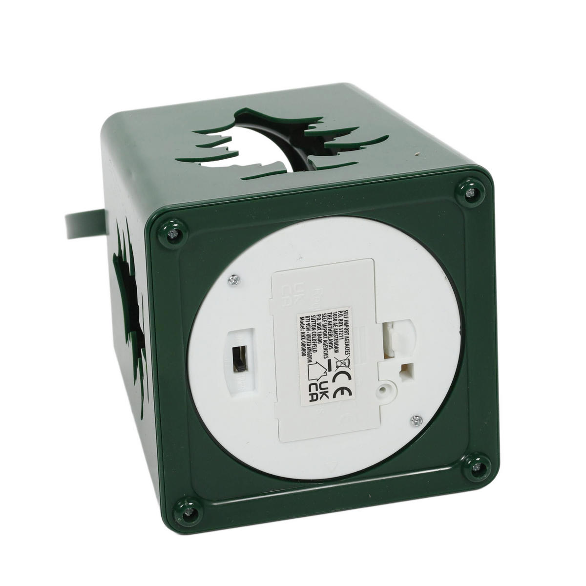 WEIHNACHTSLATERNE LED-Kerze 14 cm - Grün, Kunststoff (10.5/10.5/13.5cm) - Home Styling Collection