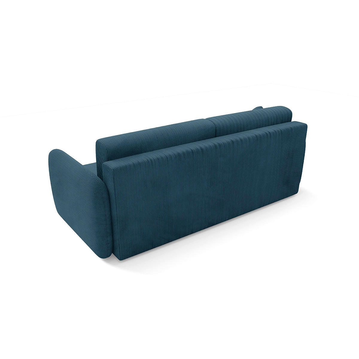 POHOVKA Dora 3 miesta na sedenie Tmavomodrá - modrá, drevo (233/92/110cm) - Petits-meubles