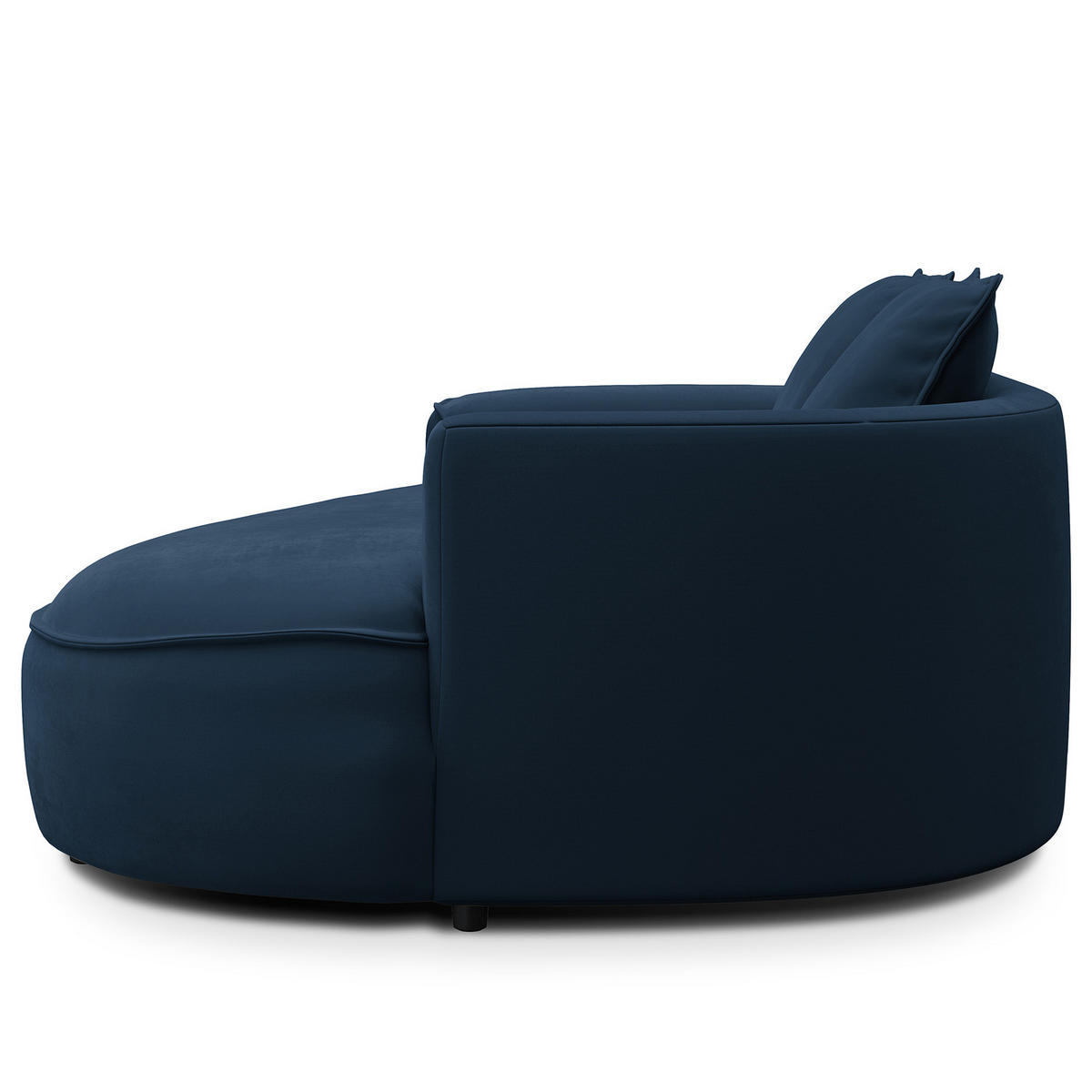 2,5-SITZER SOFA - Dunkelblau, Textil (217/82/156cm) - home24