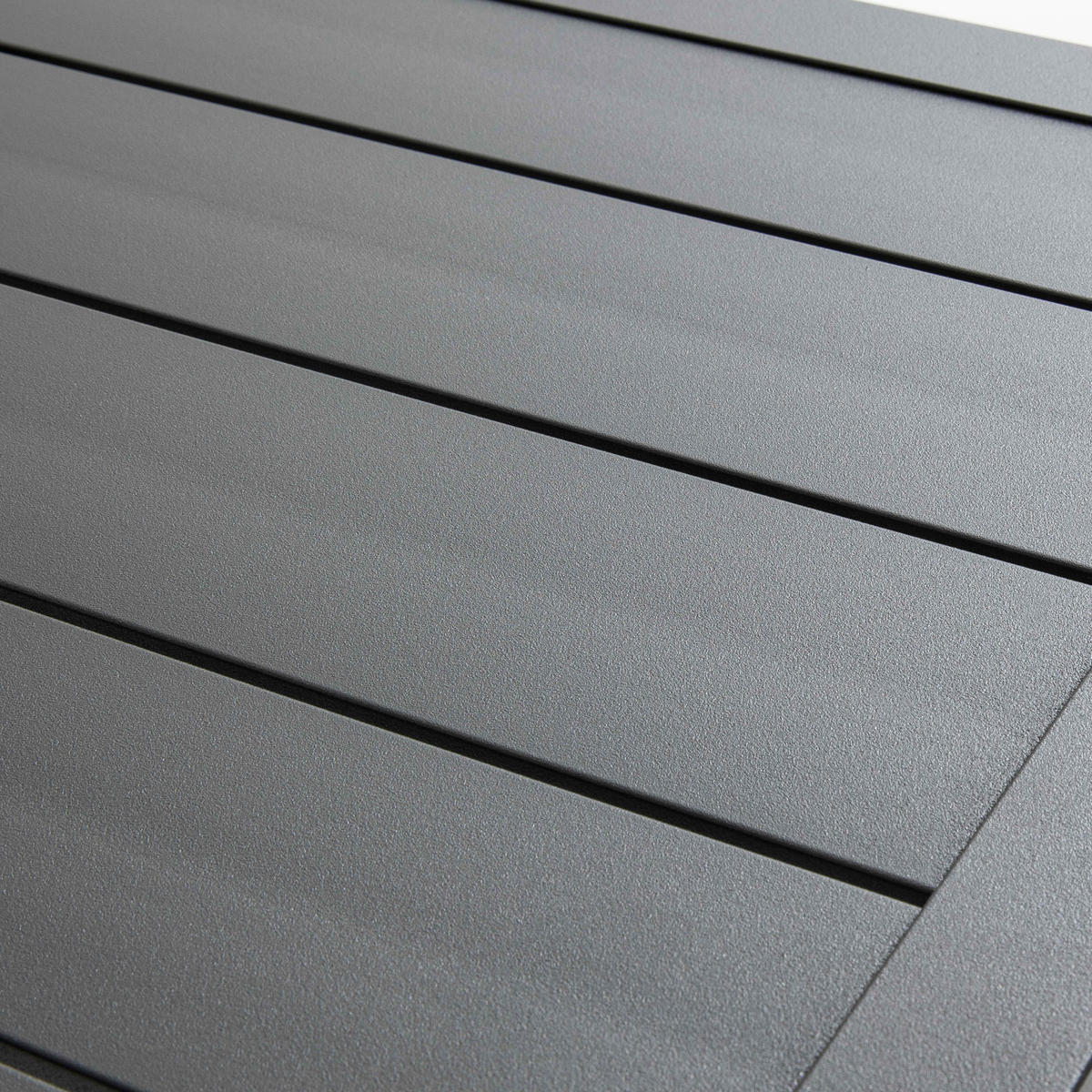 GARTENTISCH klappbar, Grau - Grau, Metall (60/60/110cm) - Oviala