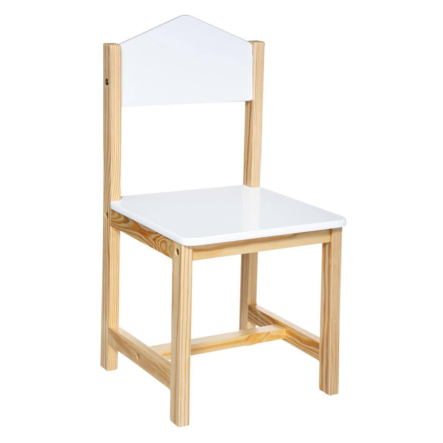 KINDERSTUHL Holz, Naturfarben - Weiß, Holz (29/59/28.5cm) - Atmosphera for kids