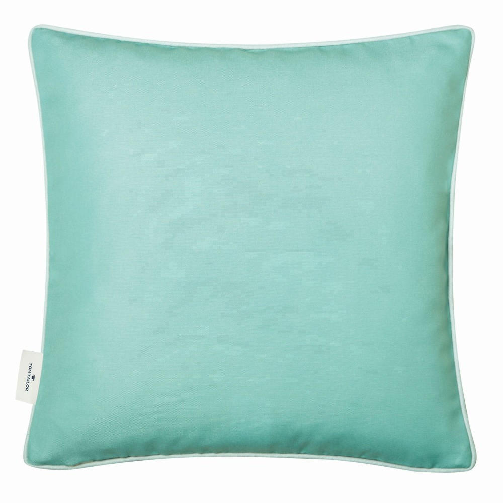 ZIERKISSENHÜLLE Dove Signature mint 40x40cm - Mintgrün, Textil (40/40cm) - Tom Tailor