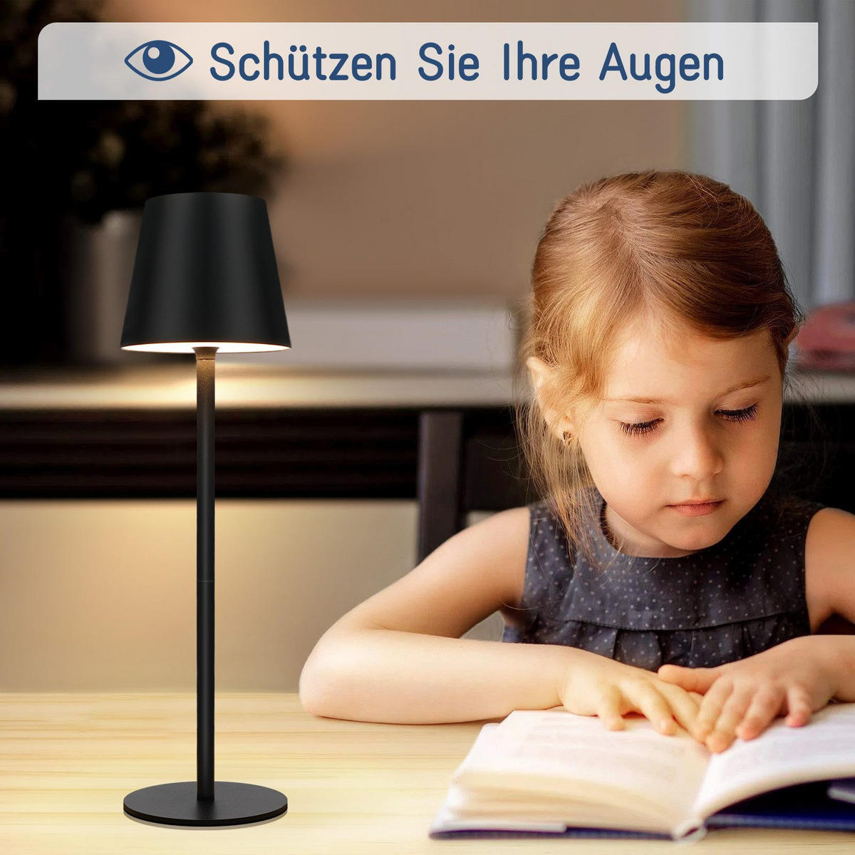 LED-TISCHLEUCHTE Osnabrück(2er-set) 11/11/37.5 cm - Schwarz, Metall (11/11/37.5cm) - Nettlife