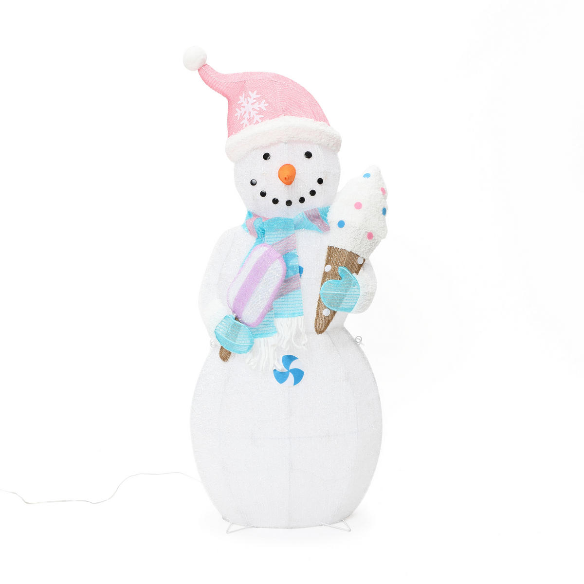 SCHNEEMANN HTHD0204 - Pink/Weiß, Kunststoff/Metall (25/98/40cm) - Hometopia