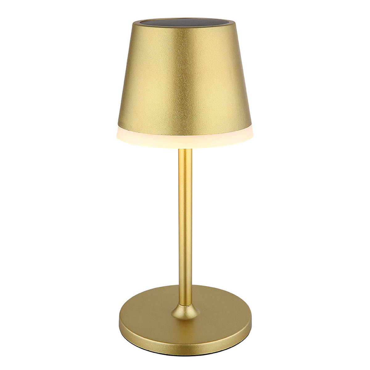 LED AUSSENLEUCHTE Solar Gold - Goldfarben, Metall (11/11/41cm) - Globo Lighting