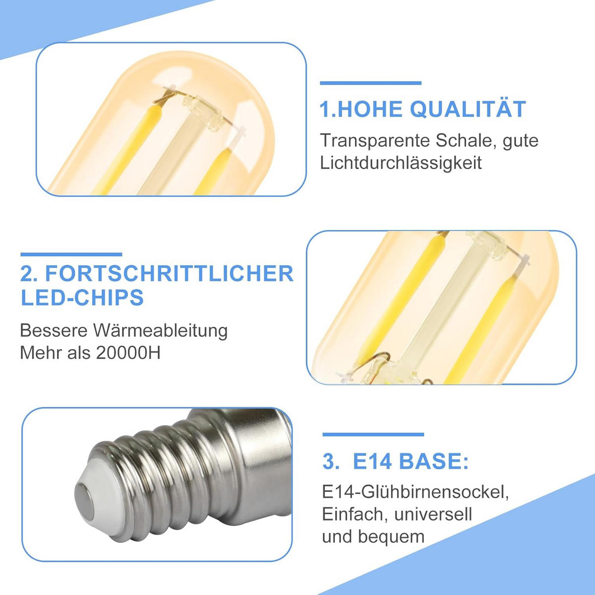 LEUCHTMITTEL Glowmaris 2.2/2.2/6.4 cm - Braun, Glas (2.2/6.4cm) - ZMH