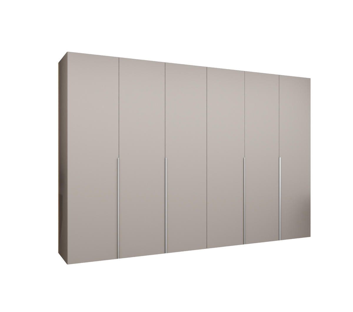 DREHTÜRENSCHRANK 202/300/52 6-türig - Kaschmir, Holz (300/202/52cm) - Abiks Möbel