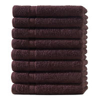 HANDTUCH 50x100 cm Frottier Handtücher im 8er Set aus 100% Baumwolle, Braun 500g/m2 - Braun, Textil (50/100cm) - Carpe Sonno