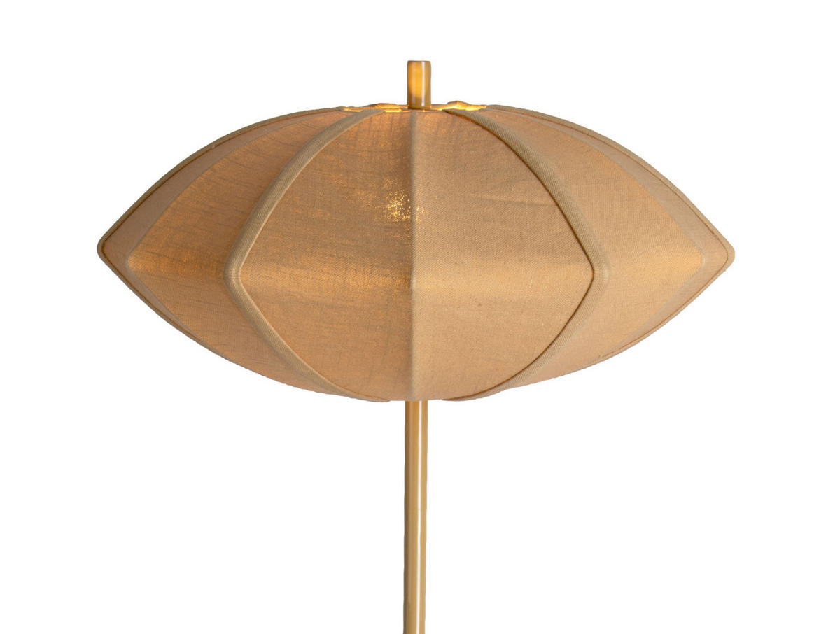 STEHLAMPE Paris Disc - Grün - 142 cm - Grün, Textil (50/50/142cm) - Leitmotiv